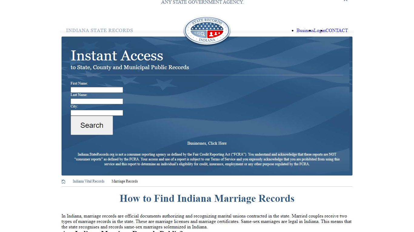 How to Find Indiana Marriage Records
