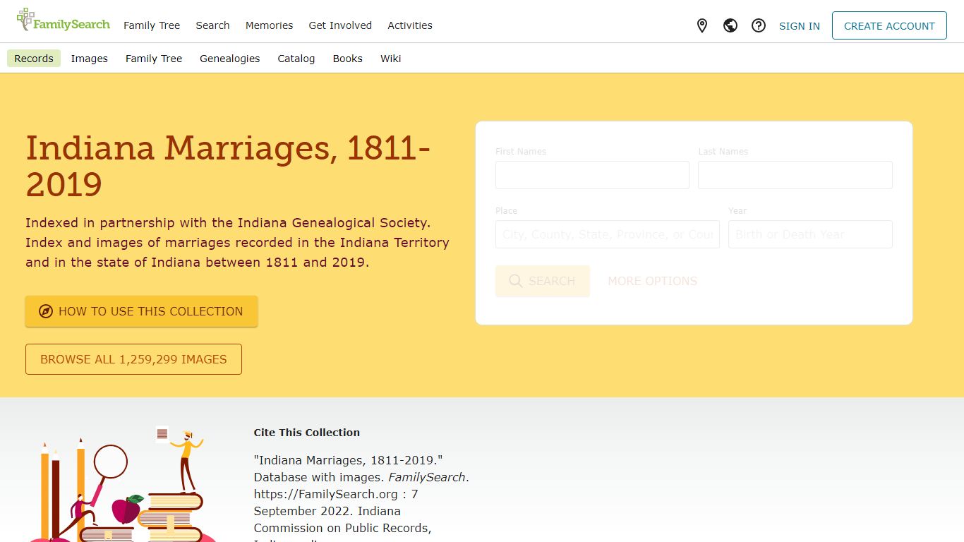 Indiana Marriages, 1811-2019 • FamilySearch